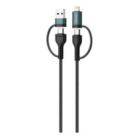 Proton Spark 4-in-1 Nylon Braided Fast Charging Cable (27W/60W)