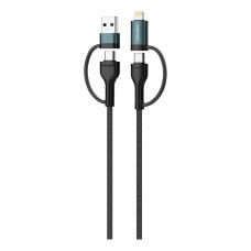 Proton Spark 4-in-1 Nylon Braided Fast Charging Cable (27W/60W)