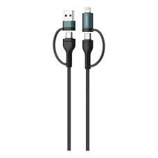 Proton Spark 4-in-1 Nylon Braided Fast Charging Cable (27W/60W)