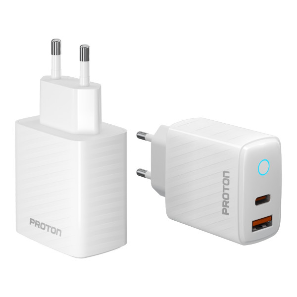 Proton T20 Ultra 20W Dual Port (A + C) Charger