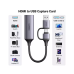 Ugreen CM716 (25854) Type-C & USB Male to HDMI Female Video Capture Card