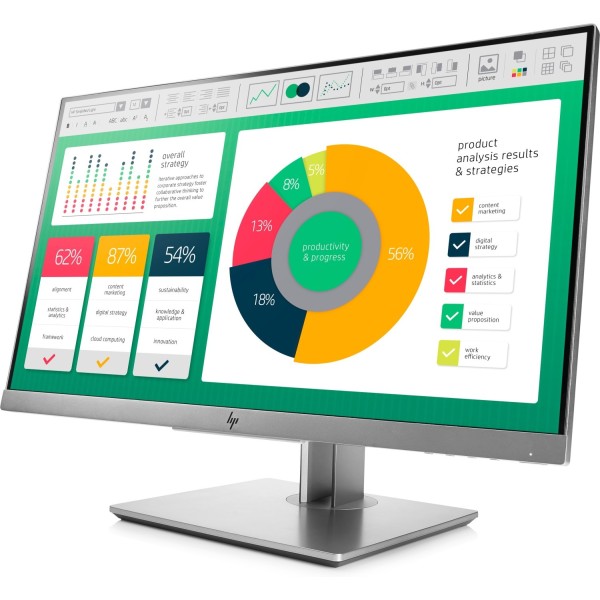 HP EliteDisplay E223 21.5 inch Full HD IPS Monitor (Used)