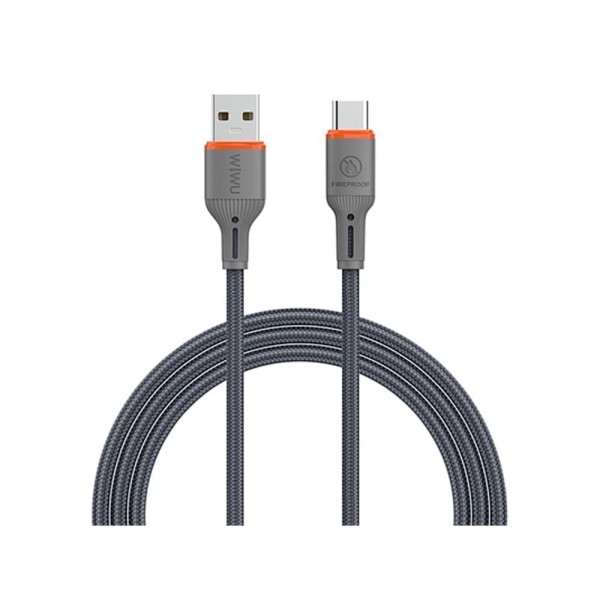 WiWU Wi-C096 FlameGuard USB-A to USB-C Cable 1.2m
