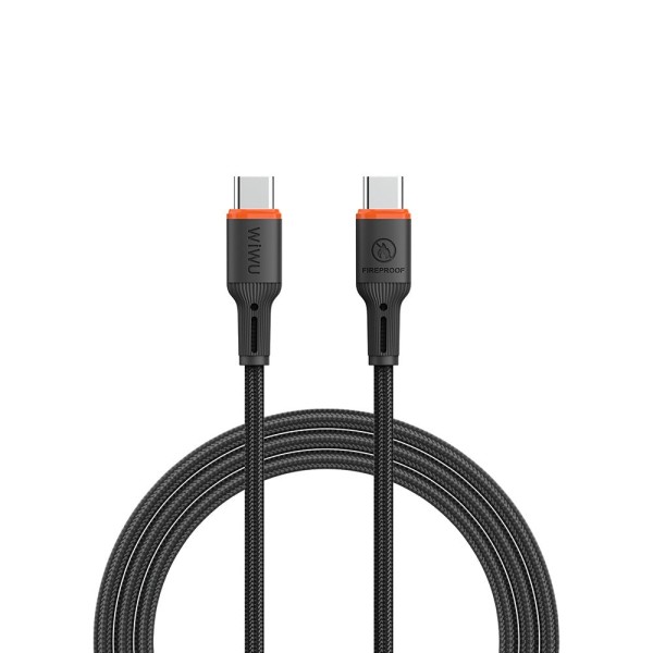 WiWU Wi-C098 FlameGuard 60W USB-C to USB-C Cable 1.2m