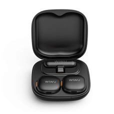WiWU Wi-WM006 AI Noise Cancelling Dual Wireless Lavalier Microphone (Type-C)