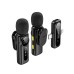 WiWU Wi-WM007 Dual Wireless Lavalier Microphone with 2-in-1 Type-C + Lightning Receiver