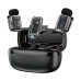 WiWU Wi-WM008 Dual Wireless Lavalier Microphone with Charging Case (Type-C)