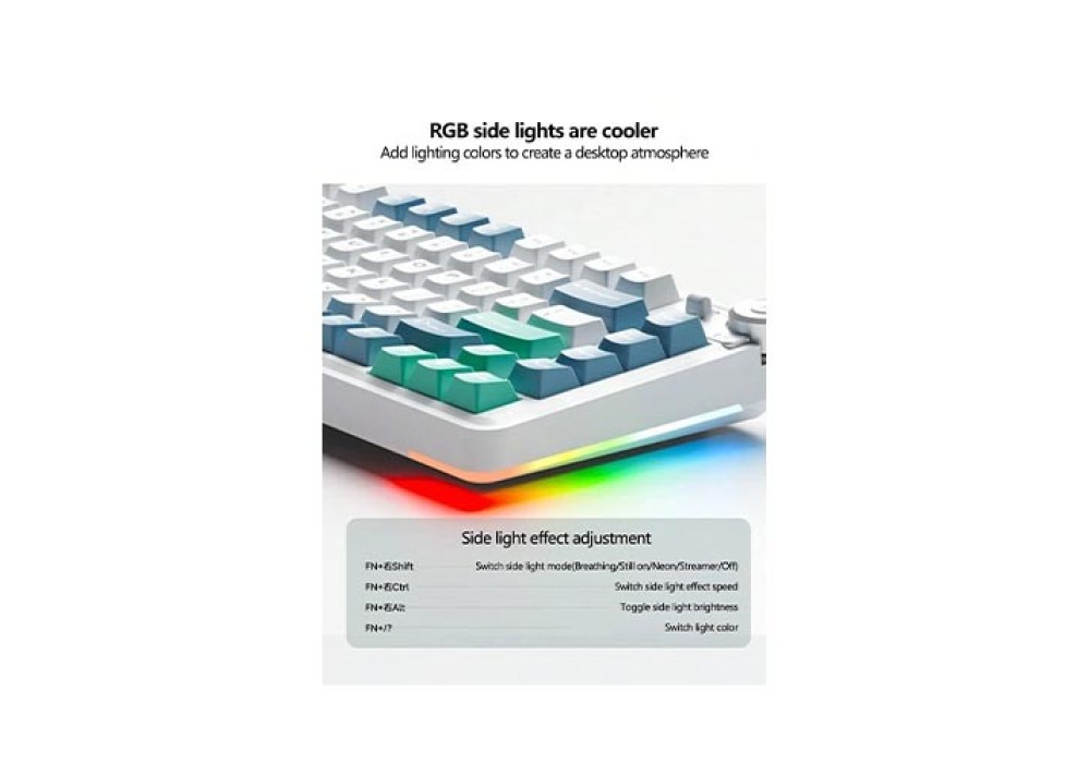 Lingbao MK75 Tri-Mode Wireless RGB Mechanical Keyboard Lingbao MK75 Tri-Mode Wireless RGB Mechanical Keyboard