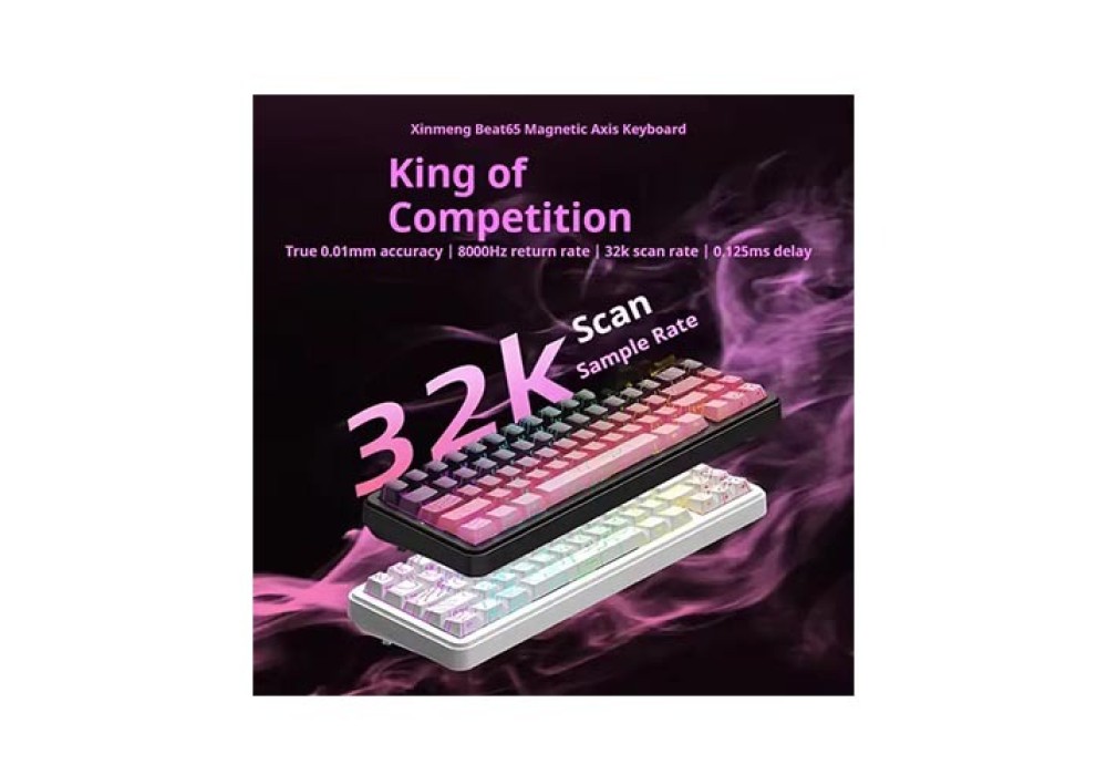 XINMENG Beat65 Wired 8K HZ Low-latency Magnetic Switch Mechanical Keyboard
