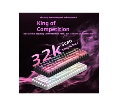 XINMENG Beat65 Wired 8K HZ Low-latency Magnetic Switch Mechanical Keyboard XINMENG Beat65 Wired 8K HZ Low-latency Magnetic Switch Mechanical Keyboard