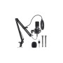 Maono AU-A04 Podcast Microphone Boom Arm Bundle Plug and Play