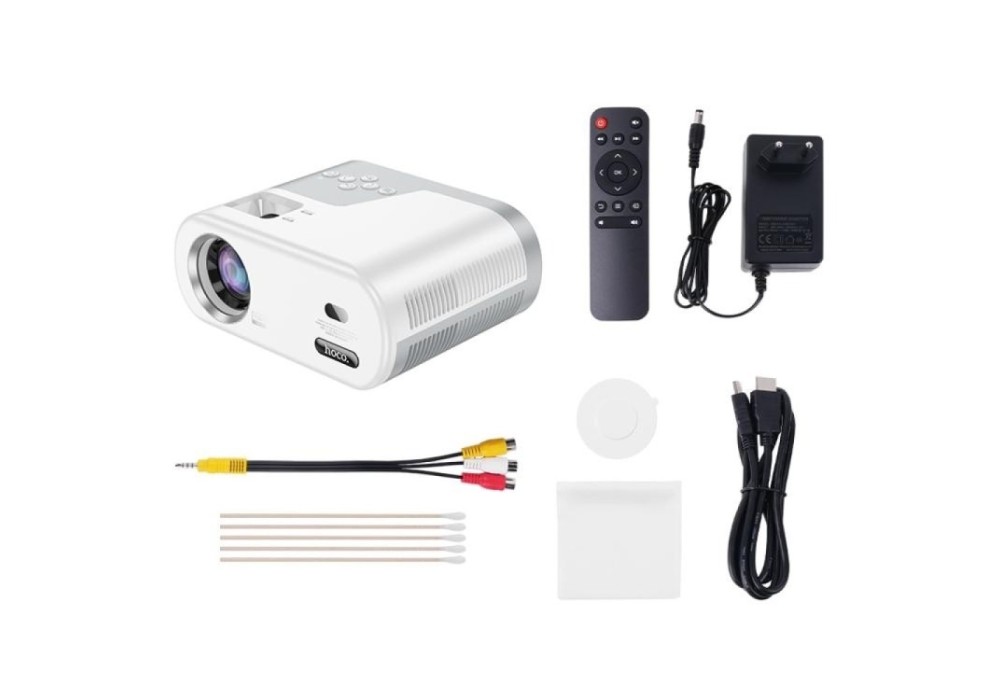 hoco DT2 1280x720P 140ANSI Smart WiFi Bluetooth Projector hoco DT2 1280x720P 140ANSI Smart WiFi Bluetooth Projector