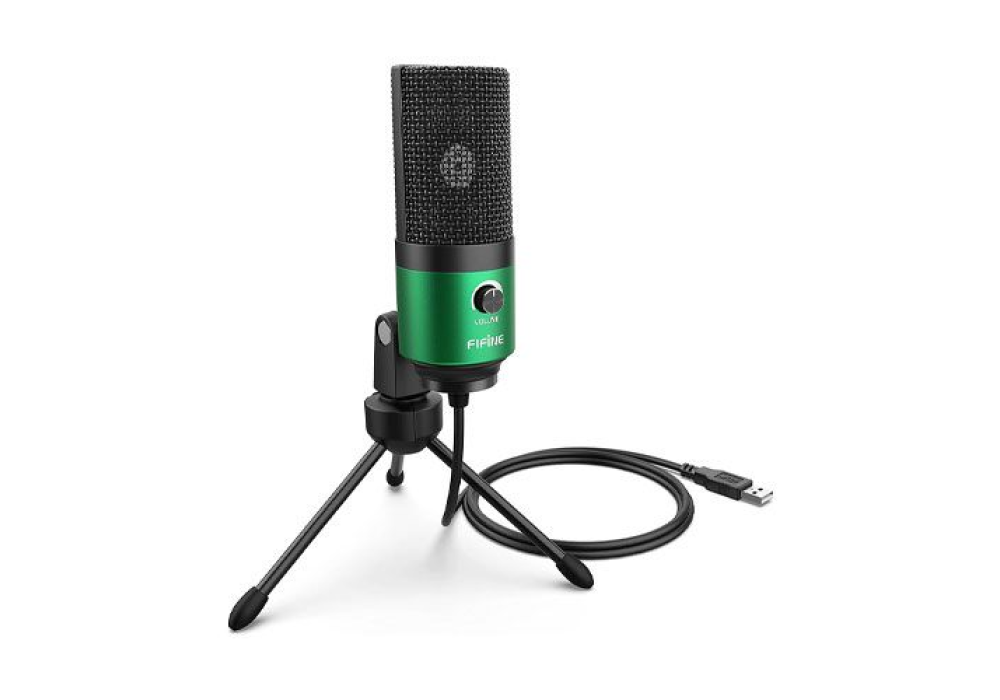 FIFINE K669B USB Microphone with Volume Dial for Streaming & Podcasting