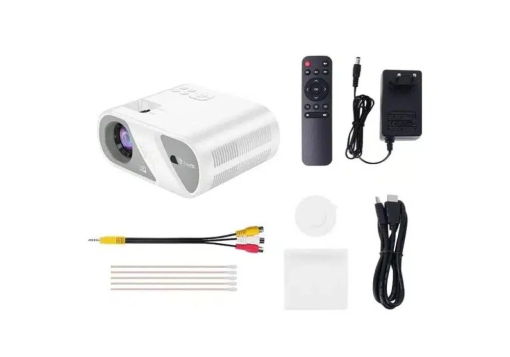 HOCO DT1 Wireless Mini Projector 720P Smart WiFi Bluetooth Projector HOCO DT1 Wireless Mini Projector 720P Smart WiFi Bluetooth Projector