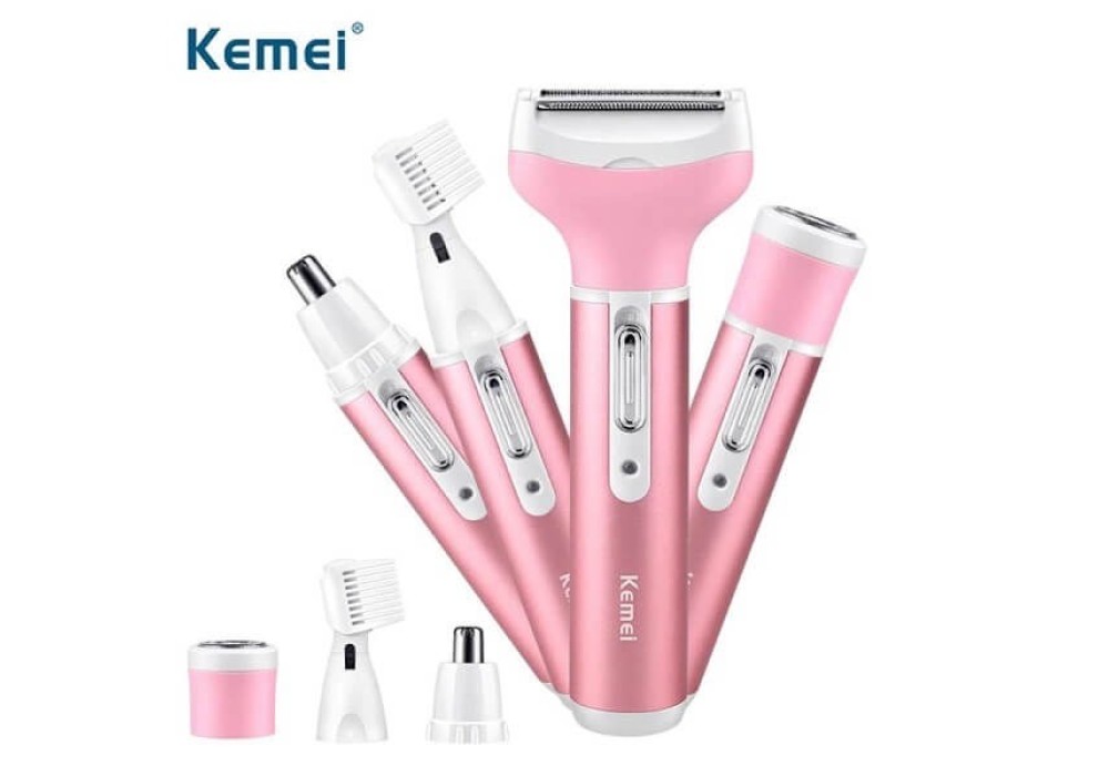 Kemei KM-6637 Multi Functional 4 In 1 Shaver