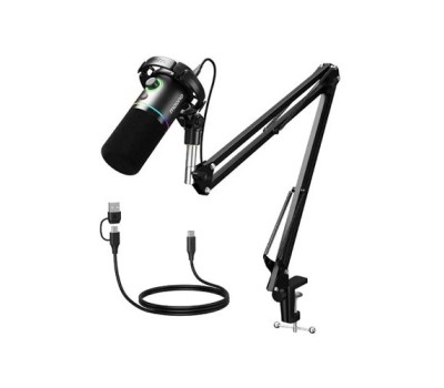 MAONO PD200X USB/XLR Dynamic Microphone+Boom Arm Stand