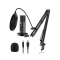 Maono AU-PM422 USB Condenser Microphone with Zero Latency Monitoring