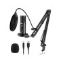 Maono AU-PM422 USB Condenser Microphone with Zero Latency Monitoring