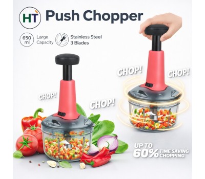 Roto Push Chopper – Ultra Fast Vegetable & Onion Cutter