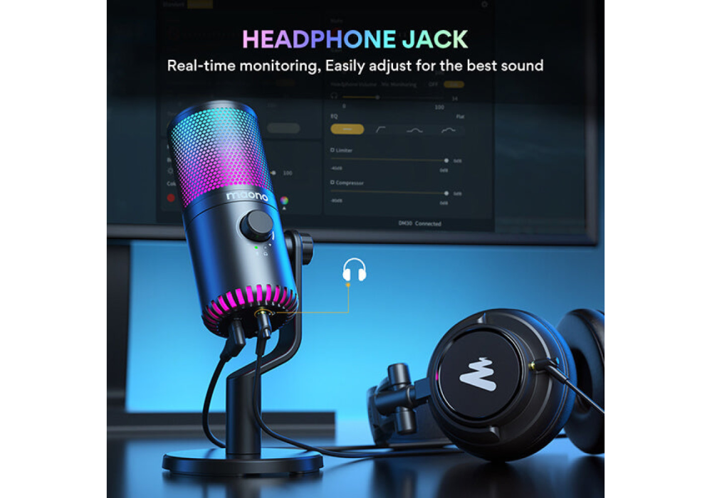 MAONO DM30 RGB USB Gaming Microphone Certified Special Edition